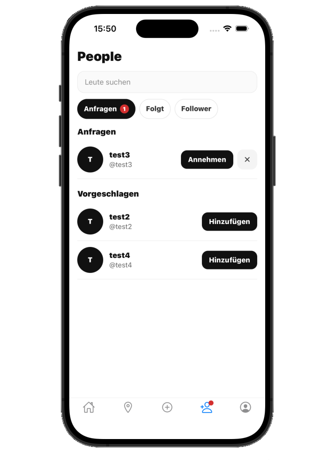 Freunde und Community